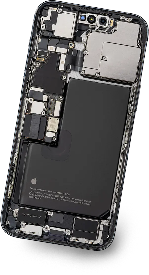 iPhone sendo reparado